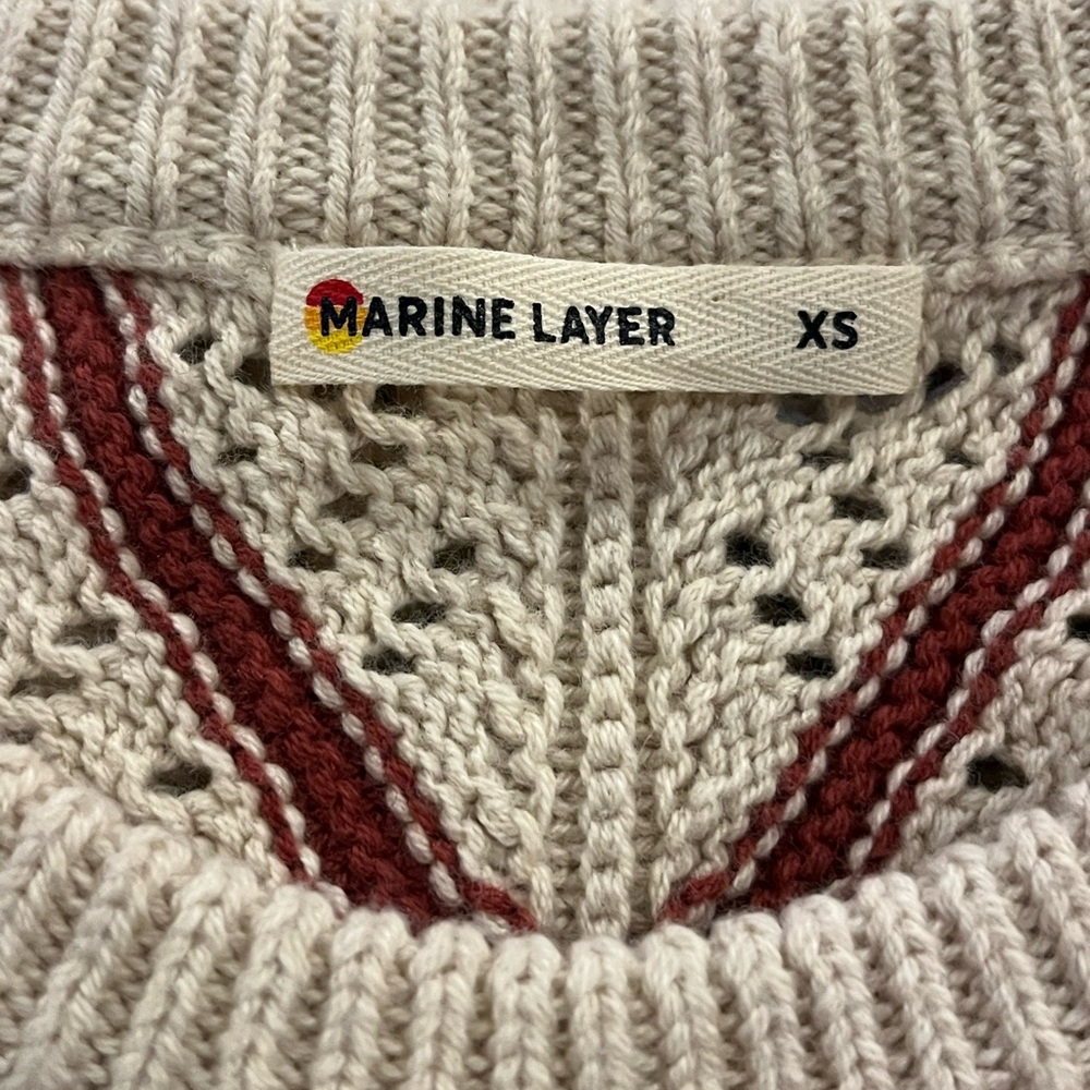 Marine Layer Multicolor Crew Neck Sweater - Picture 6 of 6